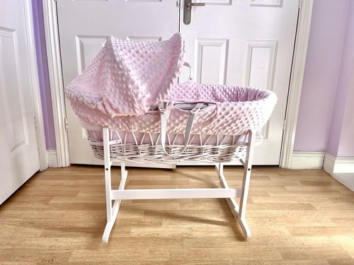 New born baby moses basket - new,